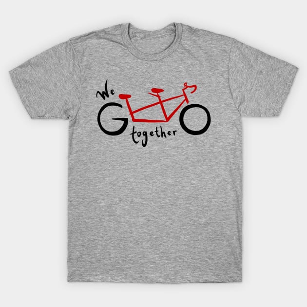 We go together - red T-Shirt by ashalye